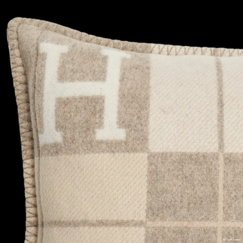 THROW WOOL STRIPE PILLOW HERMES 0505